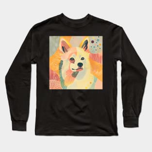 Finnish Spitz in 80's Long Sleeve T-Shirt